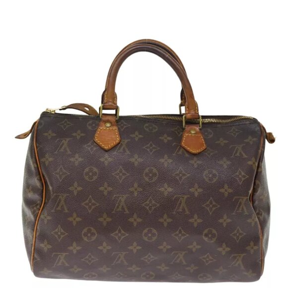 LOUIS VUITTON Monogram Speedy 30 Hand Bag - Picture 1 of 7